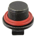 4LifetimeLines M22x1.50 Black Oxide Coated Steel Oil Drain Plug, 14mm Hex - 4LifetimeLines