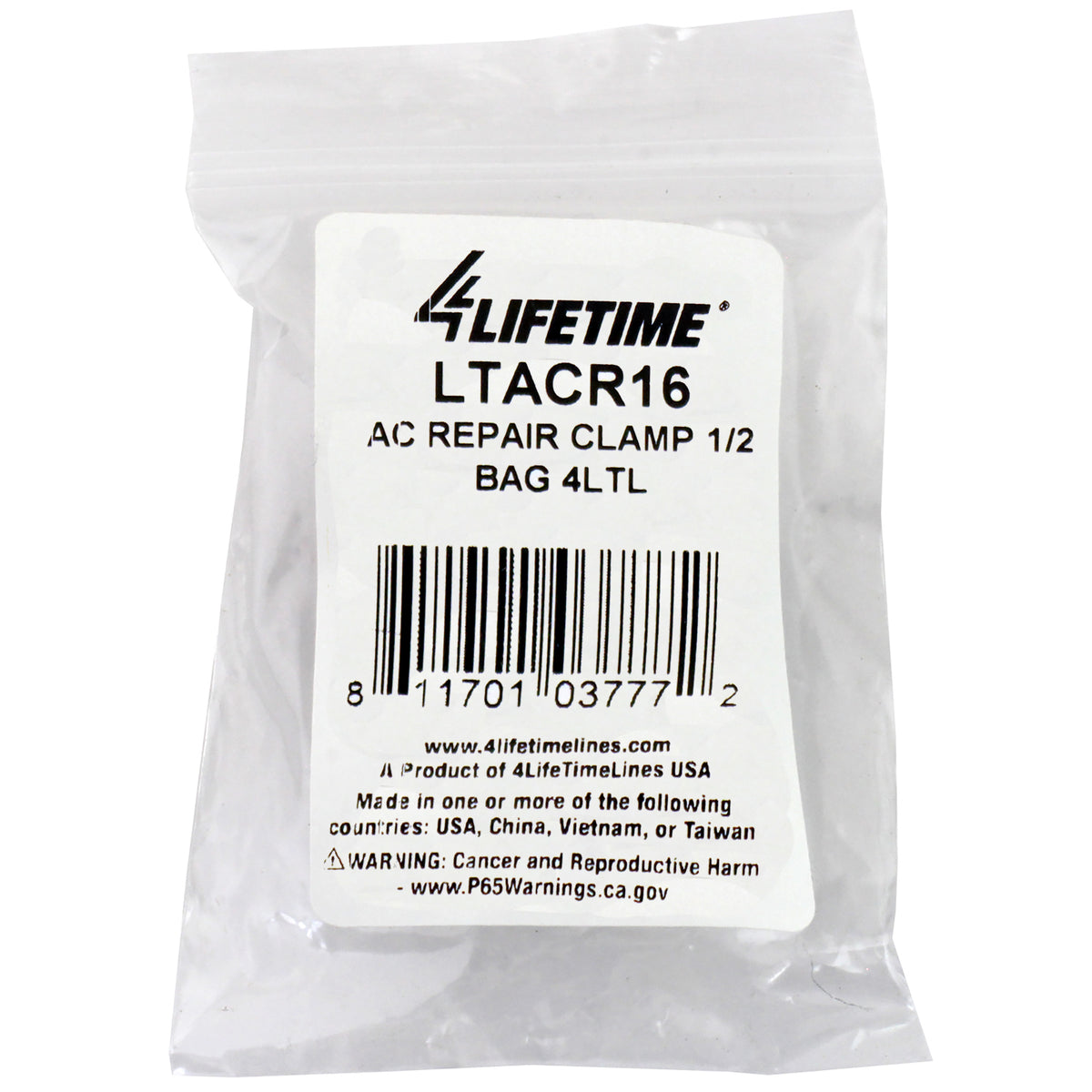 A/C Repair Line 1/2" Clamp - 4LifetimeLines LTACR16