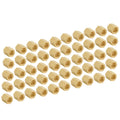 4LifetimeLines 3/16 (3/8-24 Inverted) Brass Brake Line Union, Coupler, Pack of 50 - 4LifetimeLines