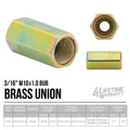 3/16" (Metric 10x1.0 Bubble) | Steel Brake Line Union | 10ct - 4LifetimeLines
