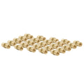 4LifetimeLines 3/16 (M10x1.0 Inverted) Brass Brake Line Union, Coupler, Pack of 50 - 4LifetimeLines
