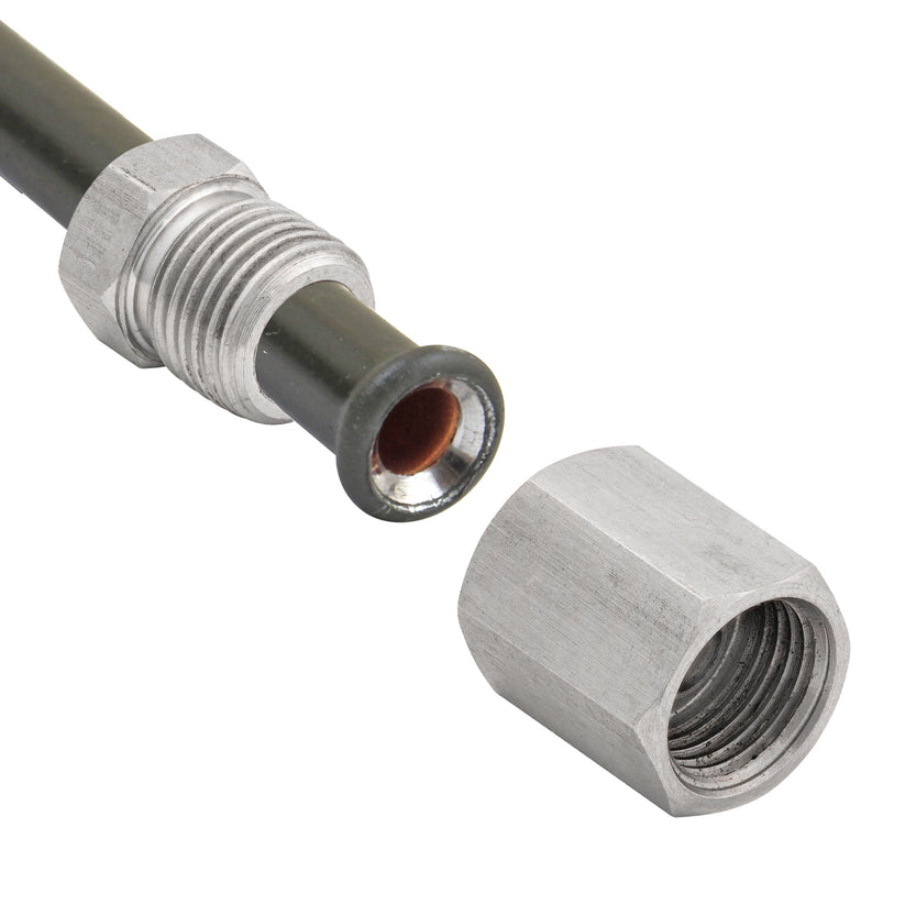 Stainless Steel 1/4" Brake Line Replacement Union Kit