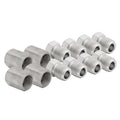 3/16" Brake Line Replacement Union Kit | Stainless Steel | 4 Unions | 8 Tube Nuts - 4LifetimeLines