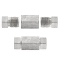 3/16" Brake Line Replacement Union Kit | Stainless Steel | 4 Unions | 8 Tube Nuts - 4LifetimeLines