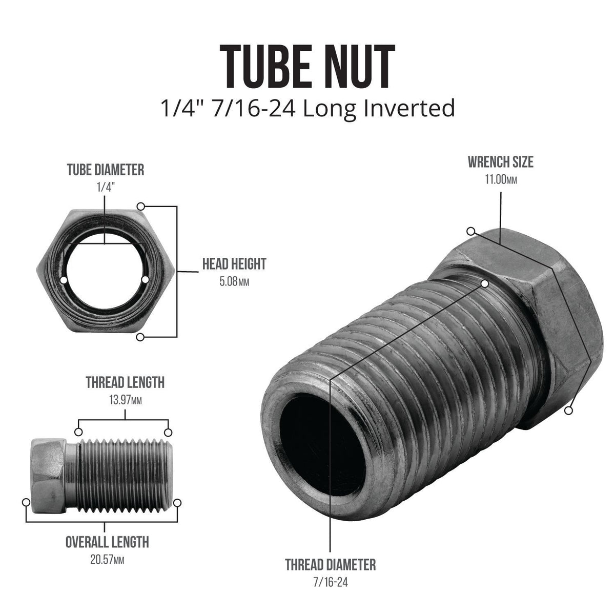 1/4 Copper Nickel 12 ft Coil Flared & Fitted - 4LifetimeLines