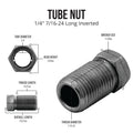 1/4 Copper Nickel 12 ft Coil Flared & Fitted - 4LifetimeLines