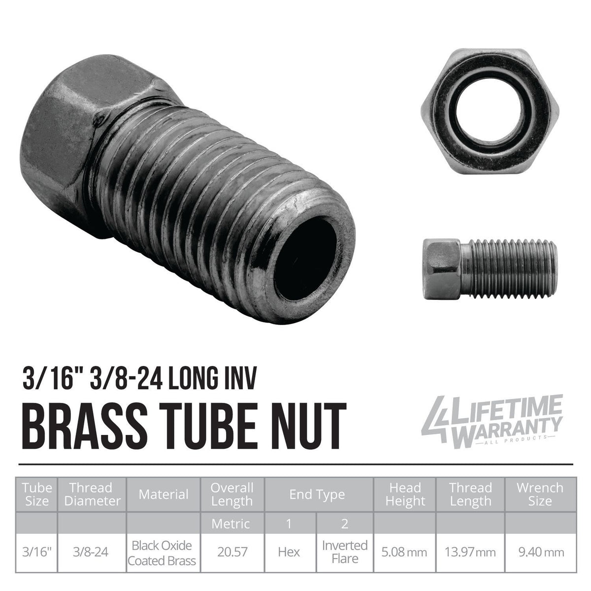 3/16 Copper Nickel 12 ft Coil Flared & Fitted - 4LifetimeLines