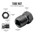 3/16 Copper Nickel 12 ft Coil Flared & Fitted - 4LifetimeLines
