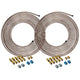 1/4" x 25 | Copper-Nickel Brake Line Tubing Coils and Fittings | 2 Kits - 4LifetimeLines