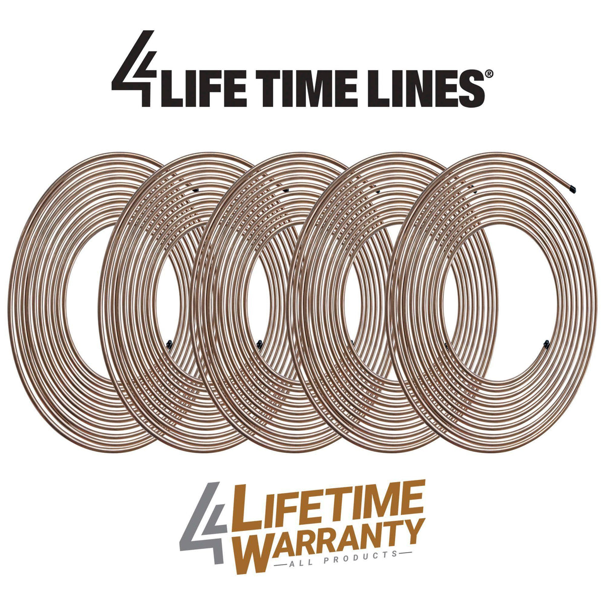 5/16" x 25' | Copper-Nickel Tubing | 5 Coils - 4LifetimeLines