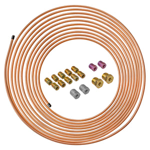 3/16" x 25 | Coper Coated Steel Tubing Coil and Fitting Kit