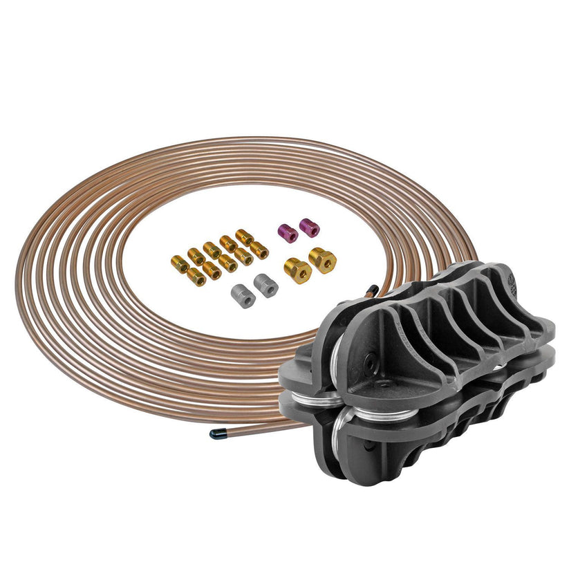 3/16" Copper Nickel 25 ft Brake Line Replacement Kit & Handheld Tubing Straightener - 4LifetimeLines