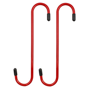 Red Powder-Coated Brake Caliper Hanger Hooks - Pack of 2