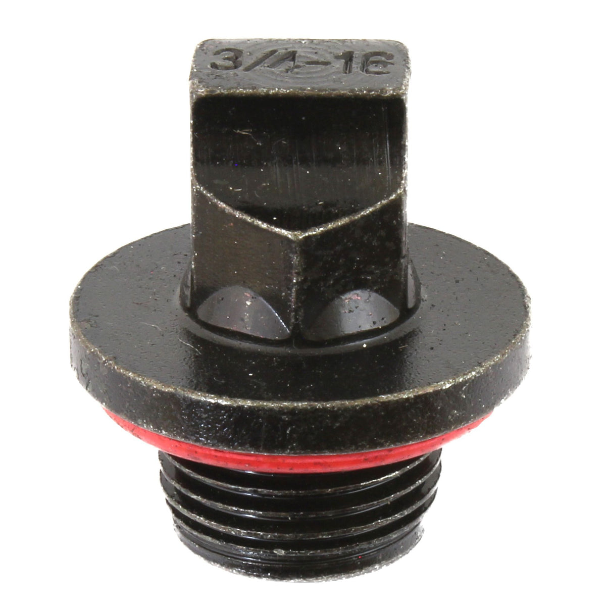 4LifetimeLines 3/4-16 Black Oxide Coated Steel Oil Drain Plug, 14mm Hex - 4LifetimeLines