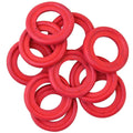 4LifetimeLines 22.80mm Red High-Temp Replacement Gasket , Nitrile Rubber, Bag of 10 - 4LifetimeLines