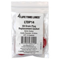 4LifetimeLines 22.80mm Red High-Temp Replacement Gasket , Nitrile Rubber, Bag of 10 - 4LifetimeLines