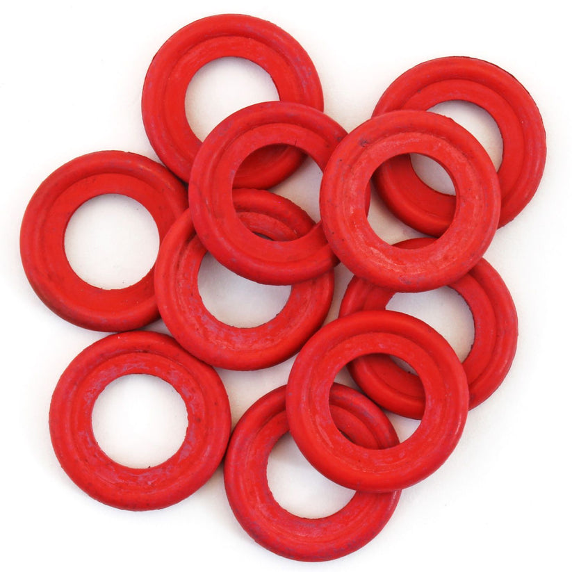 4LIFETIMELINES 20.80mm Red High-Temp Replacement Gasket , Nitrile Rubber, Bag of 10 - 4LifetimeLines