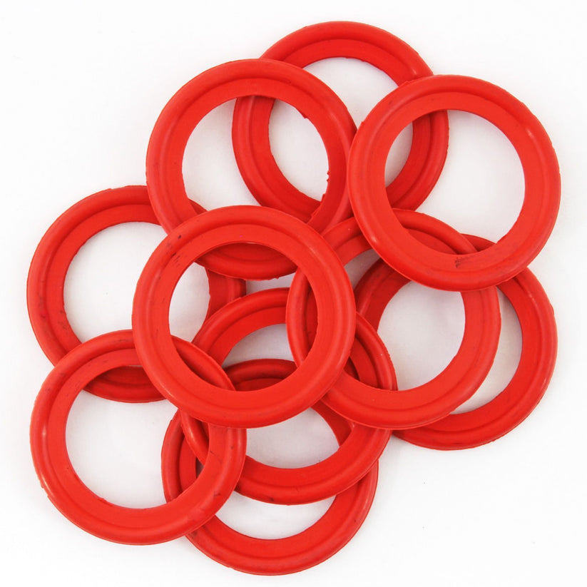 4LIFETIMELINES 30.80mm Red High-Temp Replacement Gasket , Nitrile Rubber, Bag of 10 - 4LifetimeLines