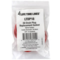 4LifetimeLines 30.80mm Red High-Temp Replacement Gasket , Nitrile Rubber, Bag of 10 - 4LifetimeLines