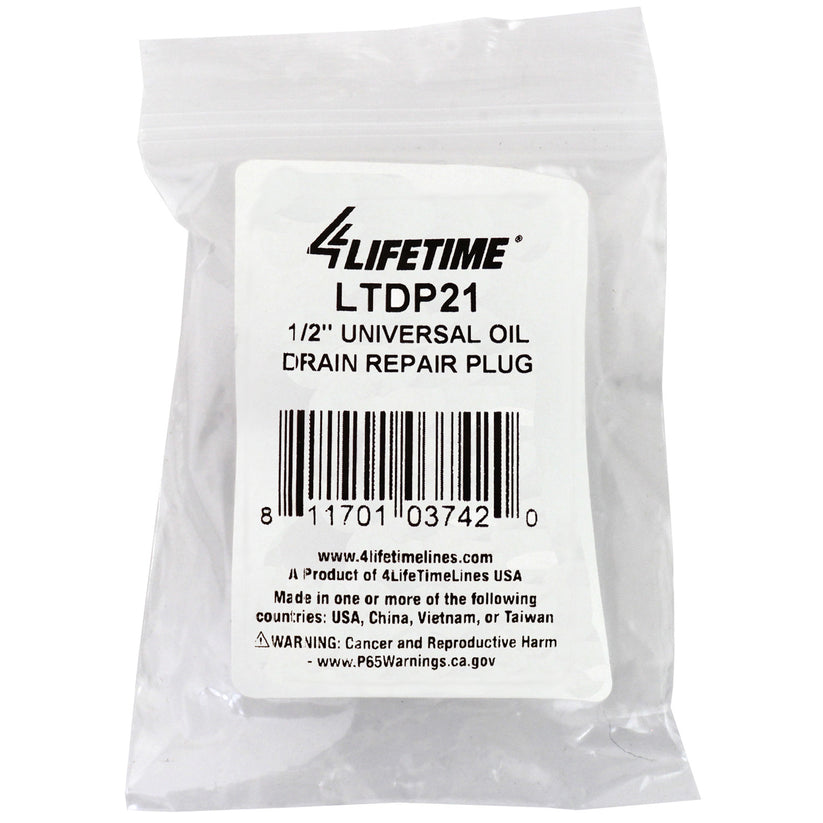 1/2" Universal Oil Drain Repair Plug