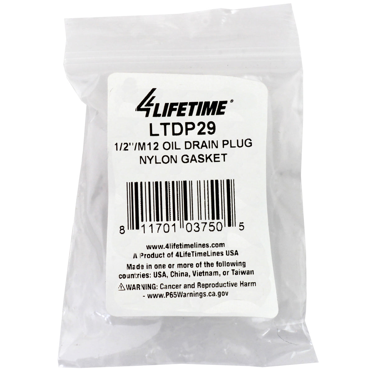 Nylon Oil Drain Plug Oil Drain Plug Gasket - 4LifetimeLines LTDP29