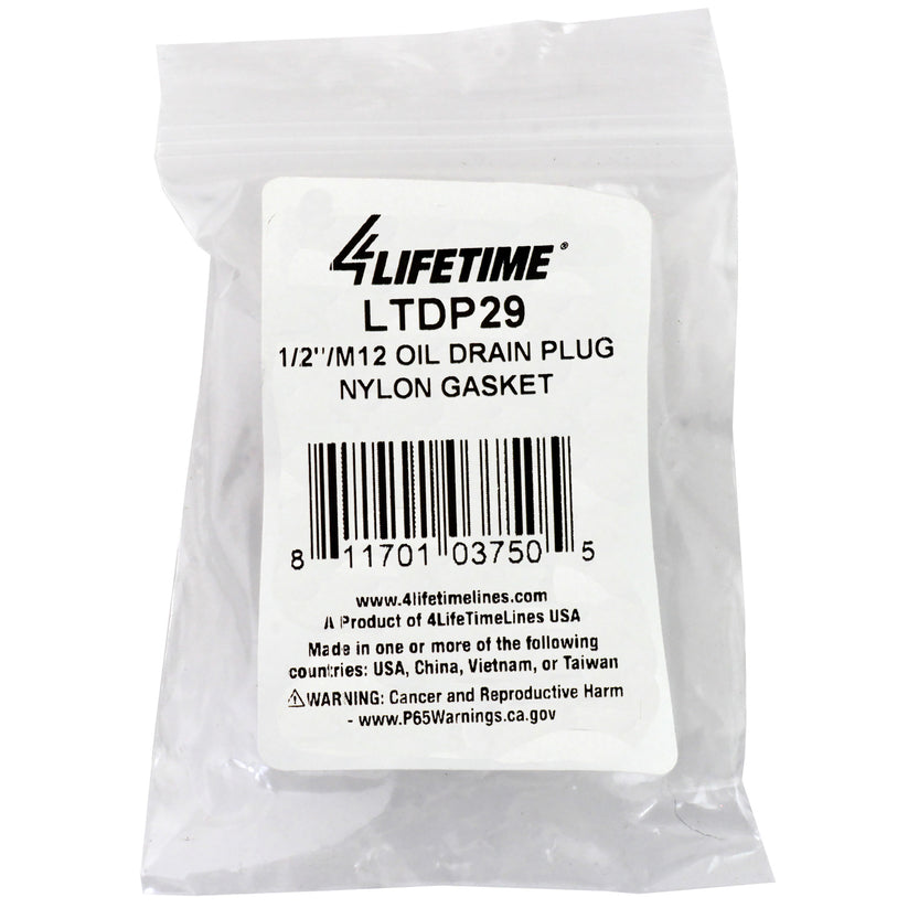 Nylon Oil Drain Plug Oil Drain Plug Gasket - 4LifetimeLines LTDP29