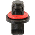 4LifetimeLines M14x1.25 Black Oxide Coated Steel Oil Drain Plug, 14mm Hex - 4LifetimeLines
