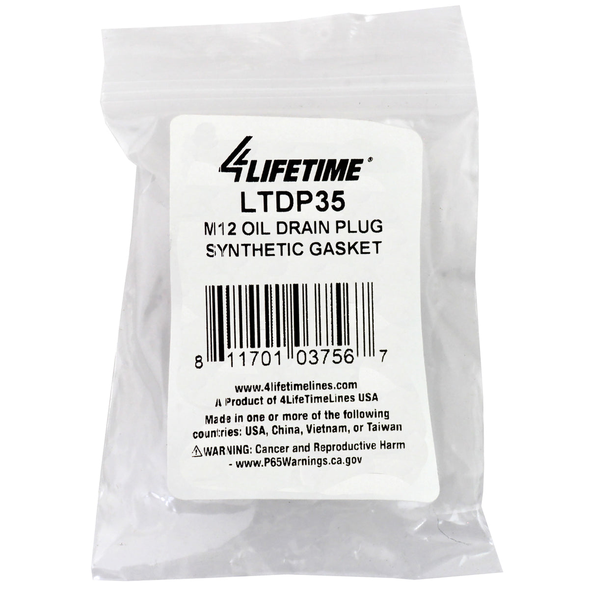 Oil Drain Plug Oil Drain Plug Gasket - 4LifetimeLines LTDP35