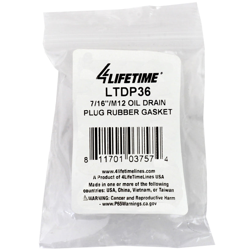7/16"/M12 Oil Drain Plug Rubber Gasket