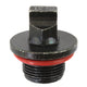 4LIFETIMELINES M22x1.50 Black Oxide Coated Steel Oil Drain Plug, 14mm Hex - 4LifetimeLines