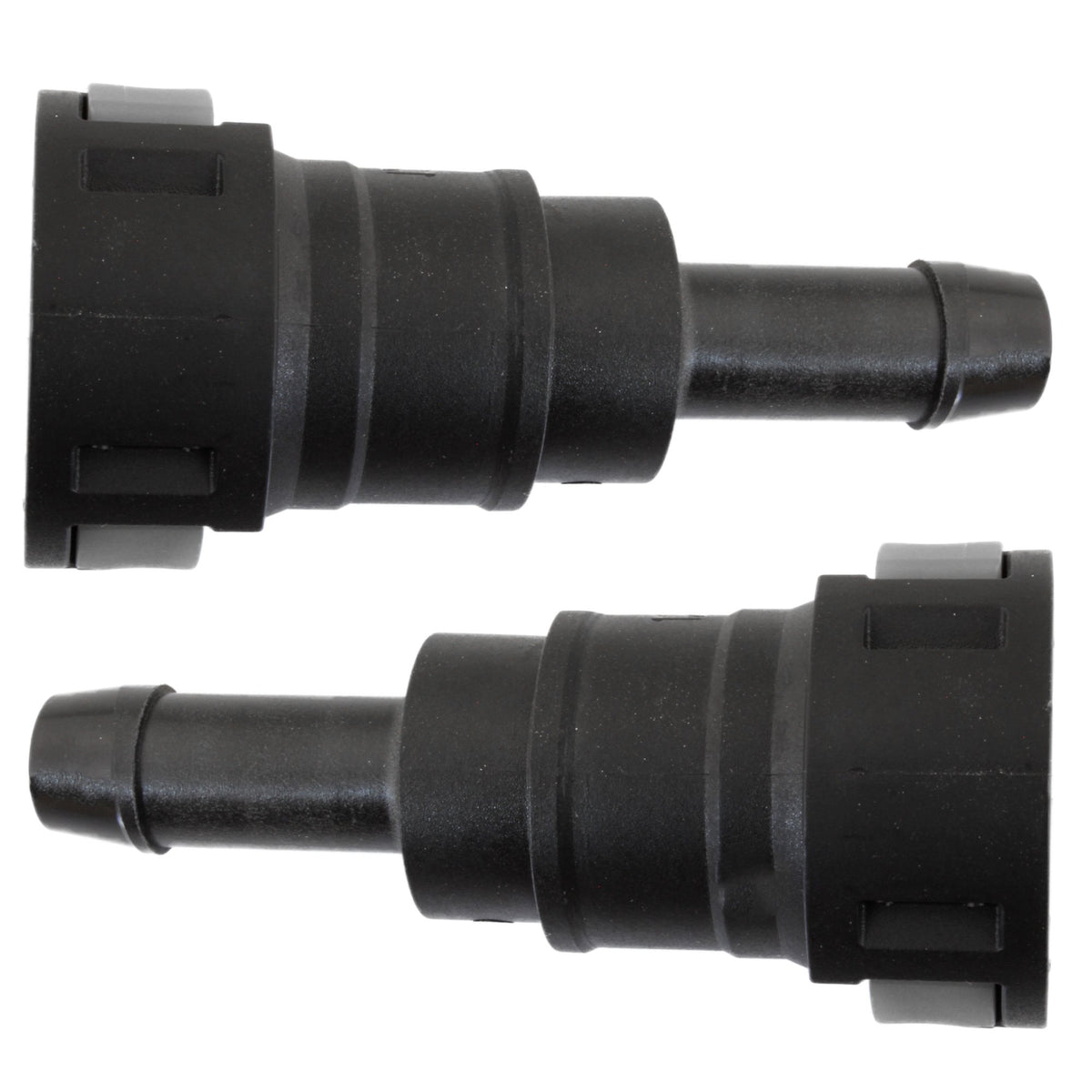 4LifetimeLines Fuel Line Quick Connect , Straight Push-On, Adapter for 1/2 in Steel to 1/2 in Nylon Tubing, Bag of 2 - 4LifetimeLines