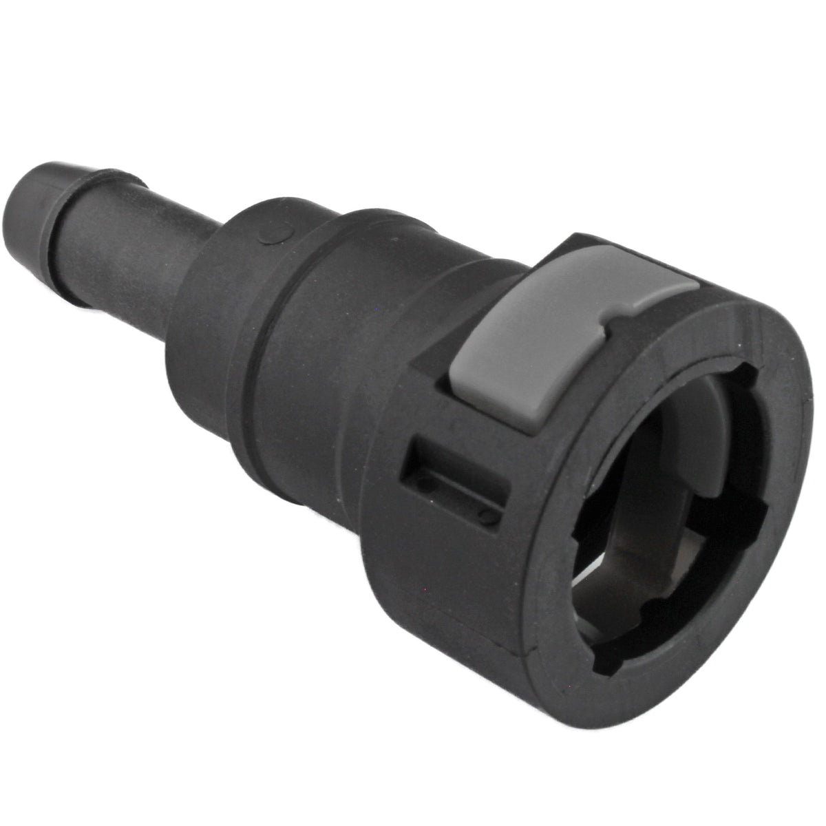 4LifetimeLines Fuel Line Quick Connect , Straight Push-On, Adapter for 1/2 in Steel to 1/2 in Nylon Tubing, Bag of 2 - 4LifetimeLines