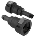 4LifetimeLines Fuel Line Quick Connect , Straight Push-On, Adapter for 1/2 in Steel to 1/2 in Nylon Tubing, Bag of 2 - 4LifetimeLines