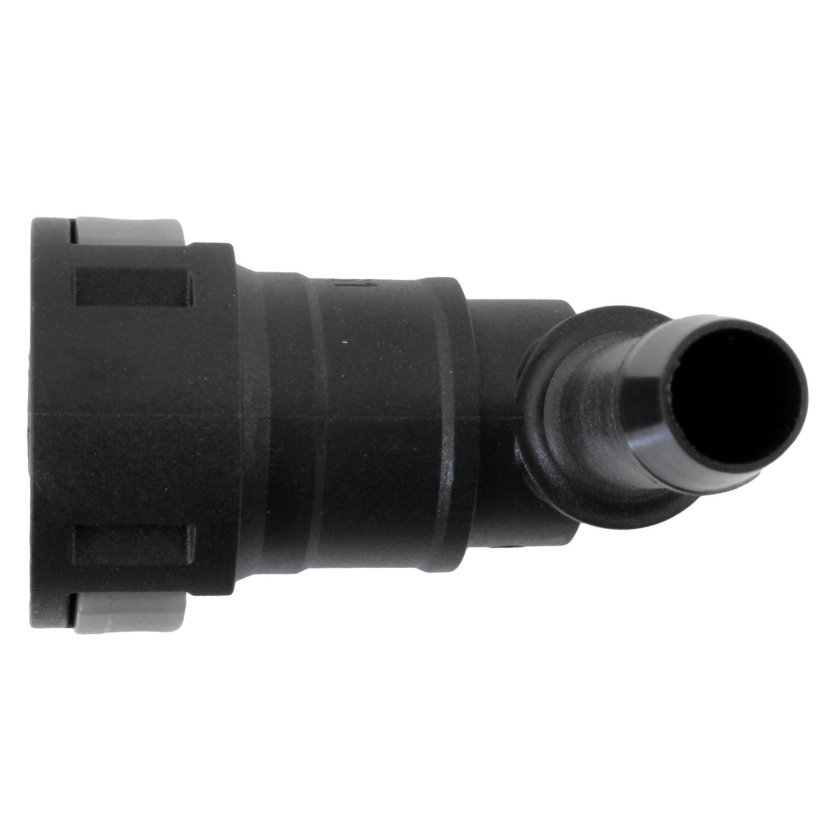 4LifetimeLines Fuel Line Quick Connect , 90 Degree Push-On, Adapter for 1/2 in Steel to 1/2 in Nylon Tubing, Bag of 2 - 4LifetimeLines