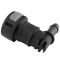 4LifetimeLines Fuel Line Quick Connect , 90 Degree Push-On, Adapter for 1/2 in Steel to 1/2 in Nylon Tubing, Bag of 2 - 4LifetimeLines