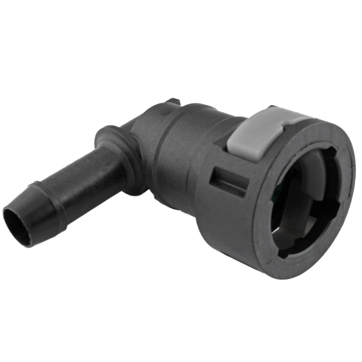 4LifetimeLines Fuel Line Quick Connect , 90 Degree Push-On, Adapter for 1/2 in Steel to 1/2 in Nylon Tubing, Bag of 2 - 4LifetimeLines