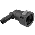 4LifetimeLines Fuel Line Quick Connect , 90 Degree Push-On, Adapter for 1/2 in Steel to 1/2 in Nylon Tubing, Bag of 2 - 4LifetimeLines