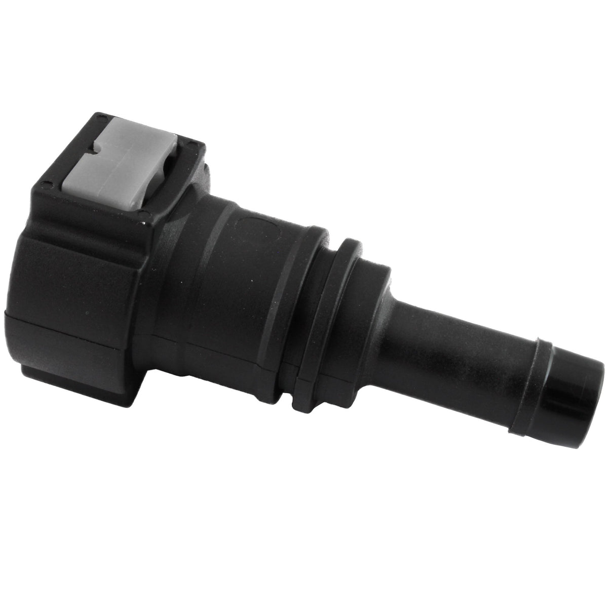 4LifetimeLines Fuel Line Quick Connect , Straight Push-On, Adapter for 12 mm Steel to 1/2 in Nylon Tubing, Bag of 2 - 4LifetimeLines