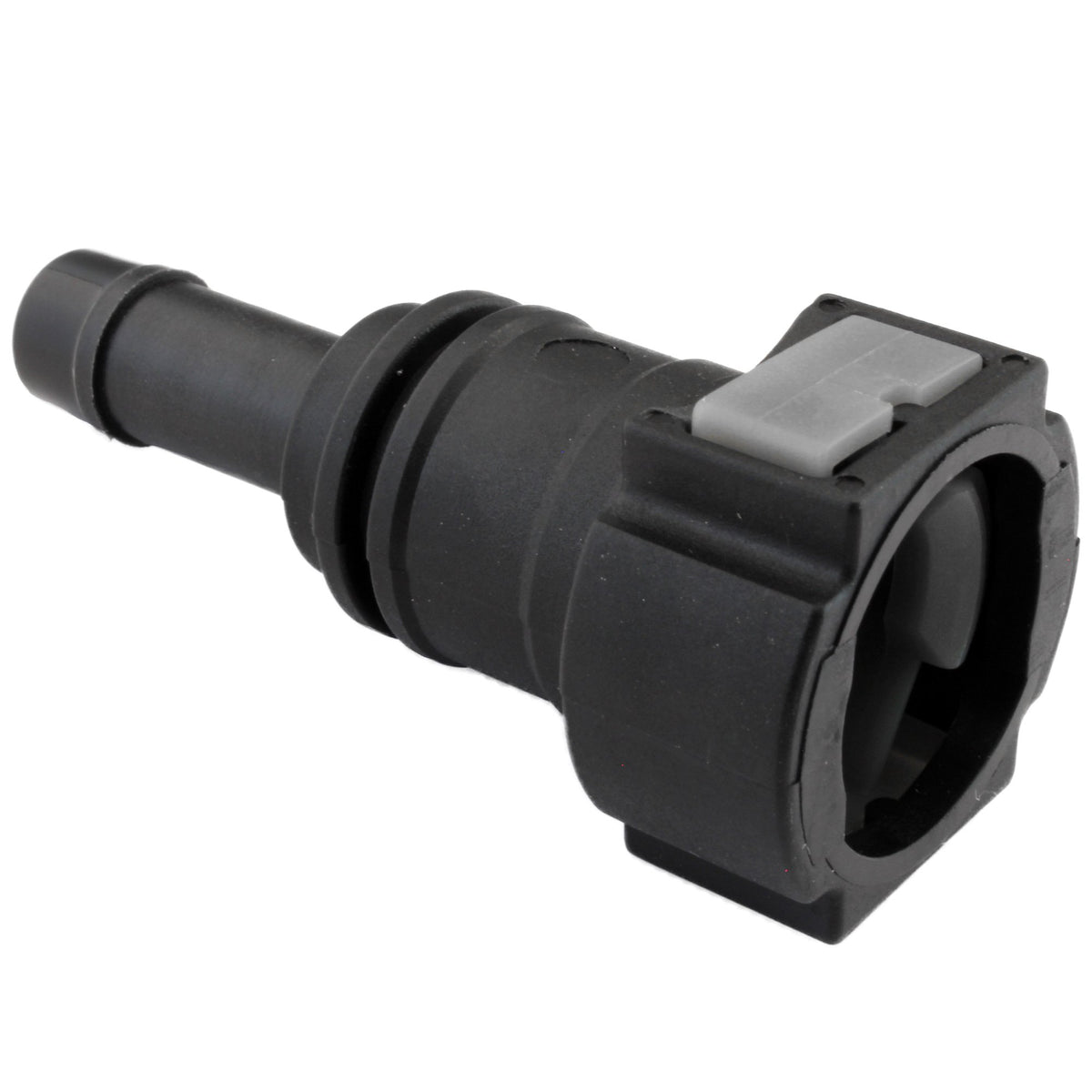 4LifetimeLines Fuel Line Quick Connect , Straight Push-On, Adapter for 12 mm Steel to 1/2 in Nylon Tubing, Bag of 2 - 4LifetimeLines