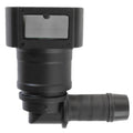 4LifetimeLines Fuel Line Quick Connect , 90 Degree Push-On, Adapter for 12 mm Steel to 1/2 in Nylon Tubing, Bag of 2 - 4LifetimeLines
