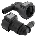 4LifetimeLines Fuel Line Quick Connect , 90 Degree Push-On, Adapter for 12 mm Steel to 1/2 in Nylon Tubing, Bag of 2 - 4LifetimeLines