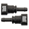 4LifetimeLines Fuel Line Quick Connect , Straight Push-On, Adapter for 3/8 in Steel to 3/8 in Nylon Tubing, Bag of 2 - 4LifetimeLines