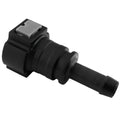 4LifetimeLines Fuel Line Quick Connect , Straight Push-On, Adapter for 3/8 in Steel to 3/8 in Nylon Tubing, Bag of 2 - 4LifetimeLines