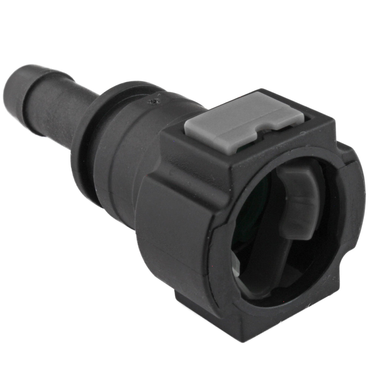 4LifetimeLines Fuel Line Quick Connect , Straight Push-On, Adapter for 3/8 in Steel to 3/8 in Nylon Tubing, Bag of 2 - 4LifetimeLines