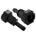 4LifetimeLines Fuel Line Quick Connect , Straight Push-On, Adapter for 3/8 in Steel to 3/8 in Nylon Tubing, Bag of 2 - 4LifetimeLines