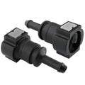 4LifetimeLines Fuel Line Quick Connect , Straight Push-On, Adapter for 3/8 in Steel to 5/16 in Nylon Tubing, Bag of 2 - 4LifetimeLines