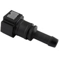 4LifetimeLines Fuel Line Quick Connect , Straight Push-On, Adapter for 5/16 in Steel to 3/8 in Nylon Tubing, Bag of 2 - 4LifetimeLines