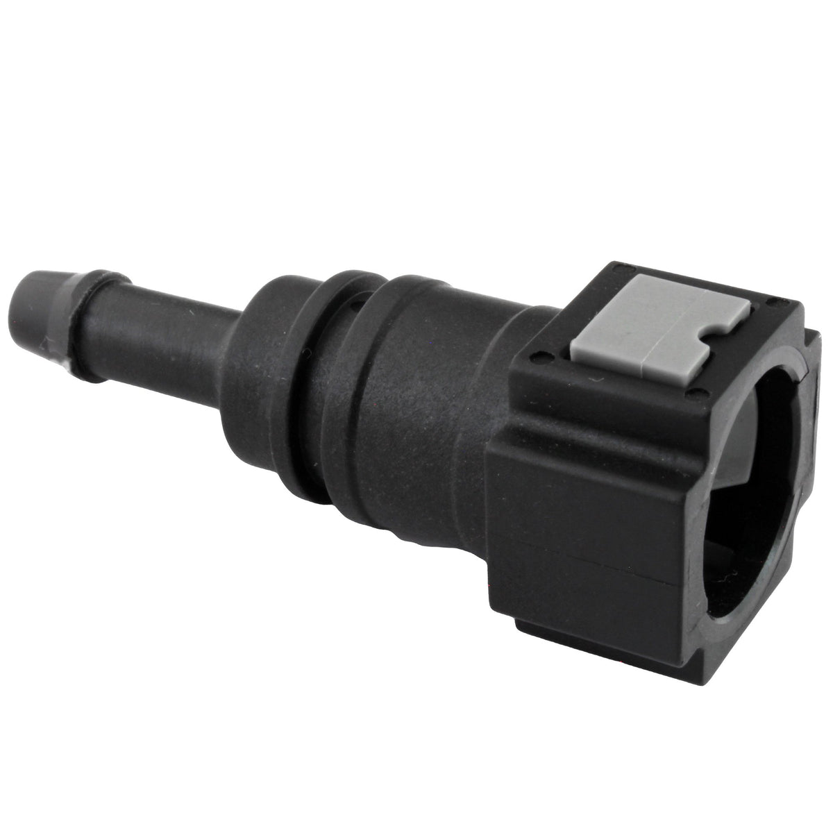 4LifetimeLines Fuel Line Quick Connect , Straight Push-On, Adapter for 5/16 in Steel to 5/16 in Nylon Tubing, Bag of 2 - 4LifetimeLines