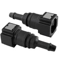 4LifetimeLines Fuel Line Quick Connect , Straight Push-On, Adapter for 5/16 in Steel to 5/16 in Nylon Tubing, Bag of 2 - 4LifetimeLines