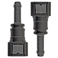 4LifetimeLines Fuel Line Quick Connect , Straight Push-On, Adapter for 1/4 in Steel to 5/16 in Nylon Tubing, Bag of 2 - 4LifetimeLines